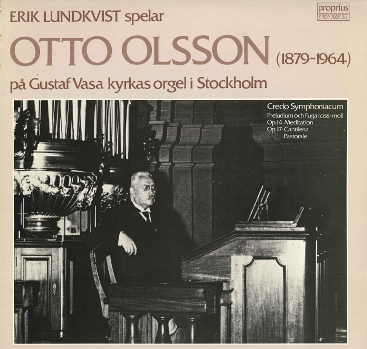 Otto Olsson: Organ Works by Erik Lundkvist album cover