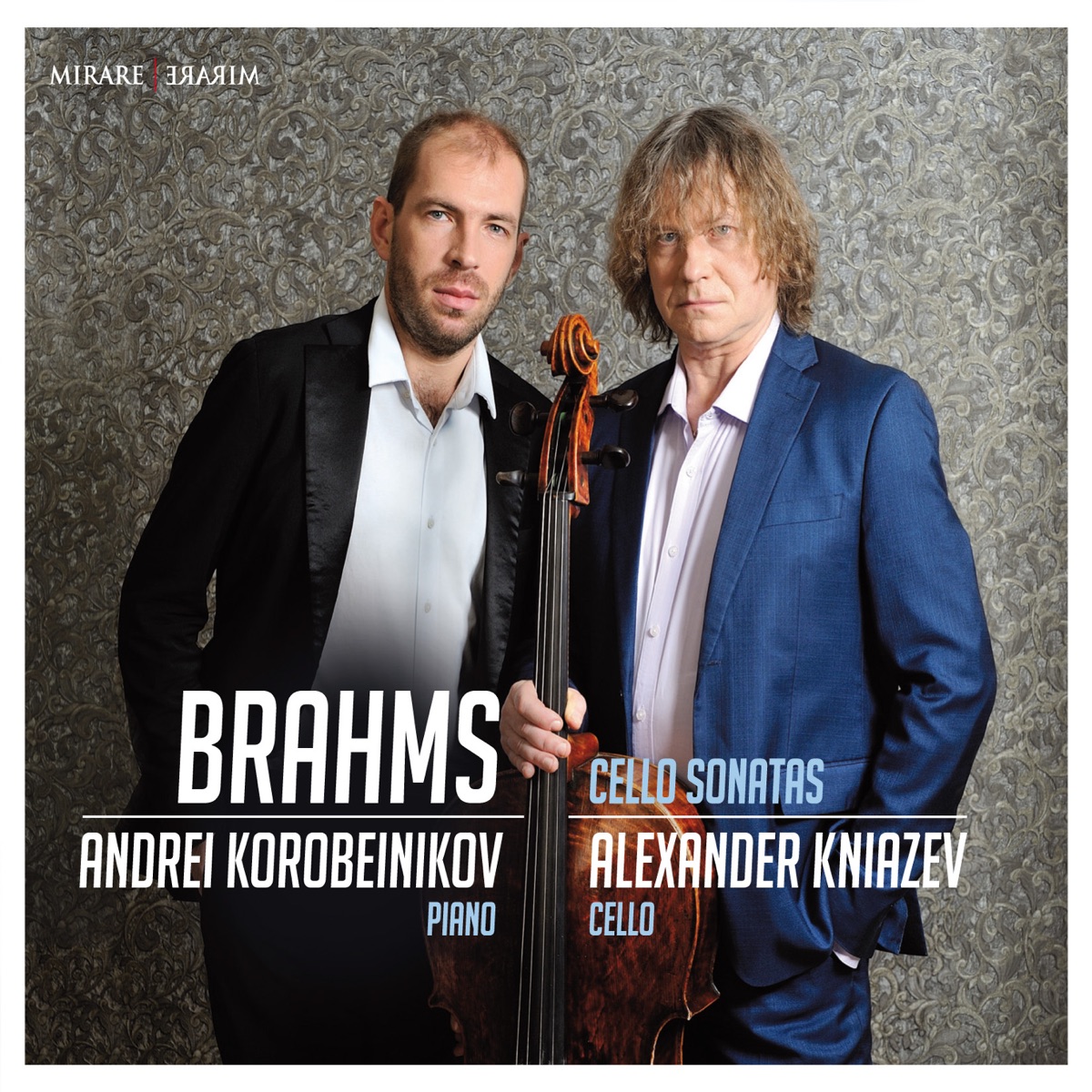 Brahms: Cello sonatas by Andrei Korobeinikov & Alexander Kniazev album cover