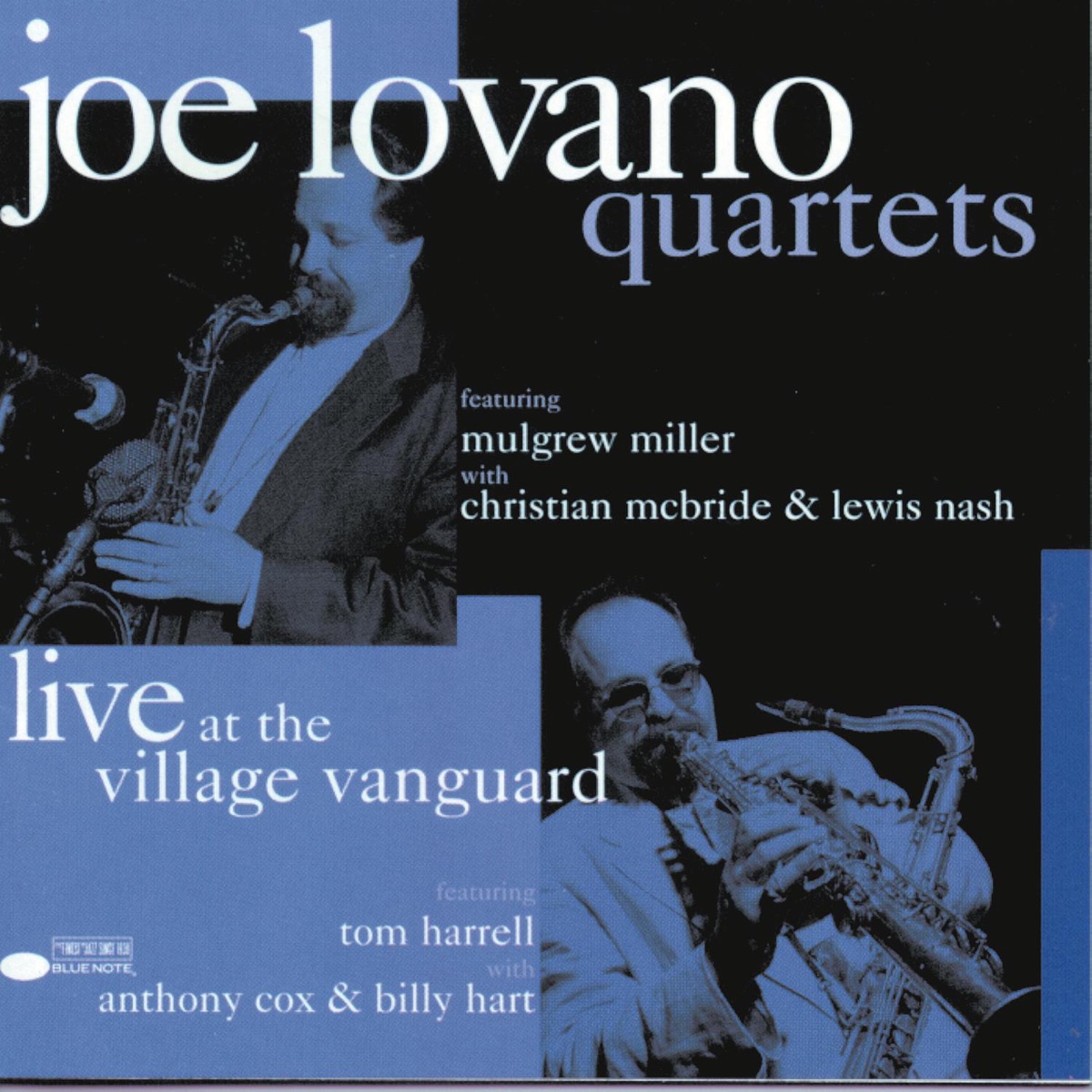 Joe Lovano Quartets - Live at the Village Vanguard by Joe Lovano album cover