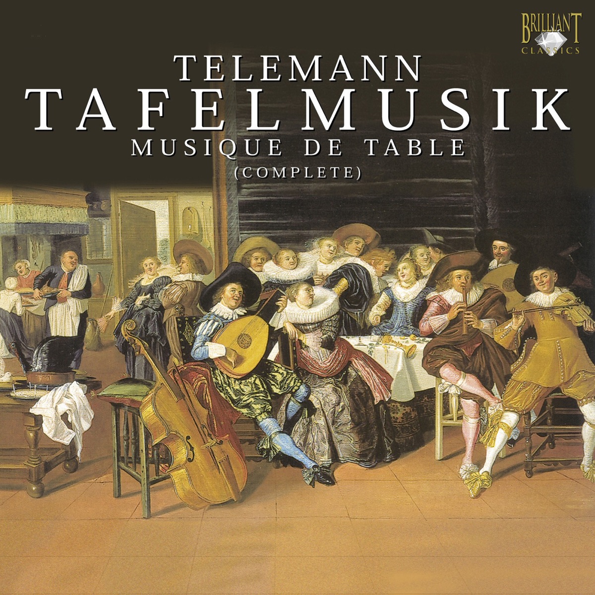 Telemann: Tafelmusik by Musica Amphion & Pieter-Jan Belder album cover
