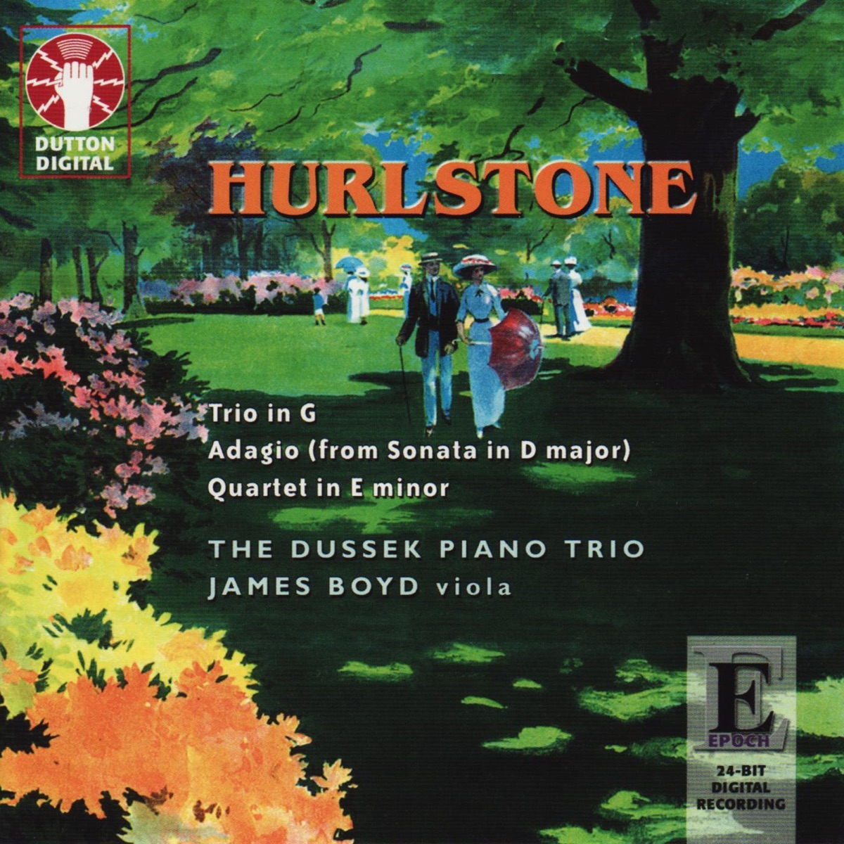 Yeates Hurlstone: Trio in G & Quartet in E Minor by The Dussek Piano Trio album cover
