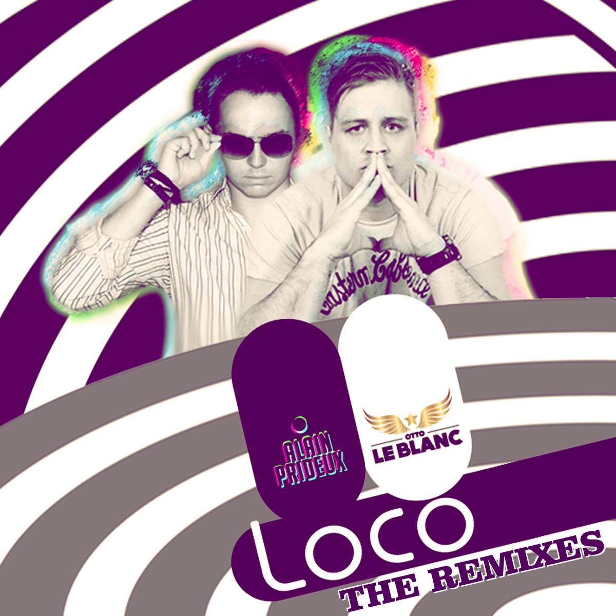 Loco (The Remixes) by Otto Le Blanc & Alain Prideux album cover