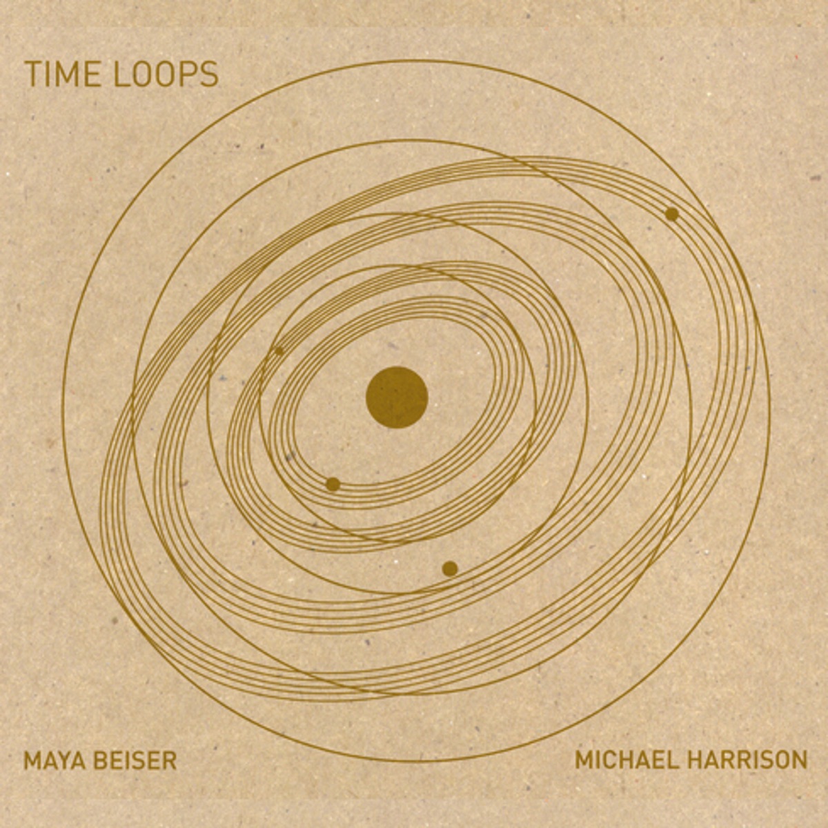 Time Loops by Michael Harrison & Maya Beiser album cover