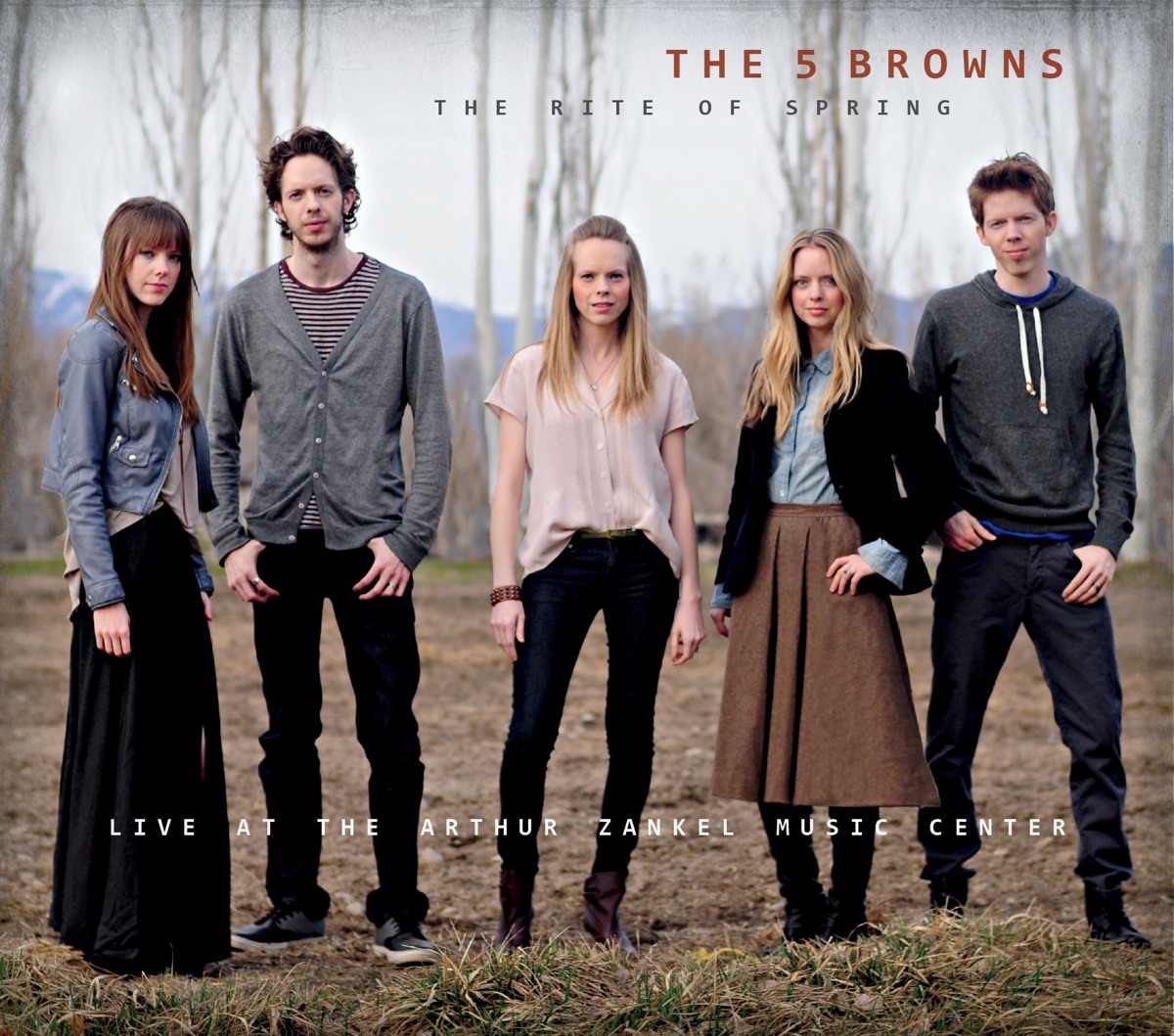 The Rite of Spring by The 5 Browns album cover