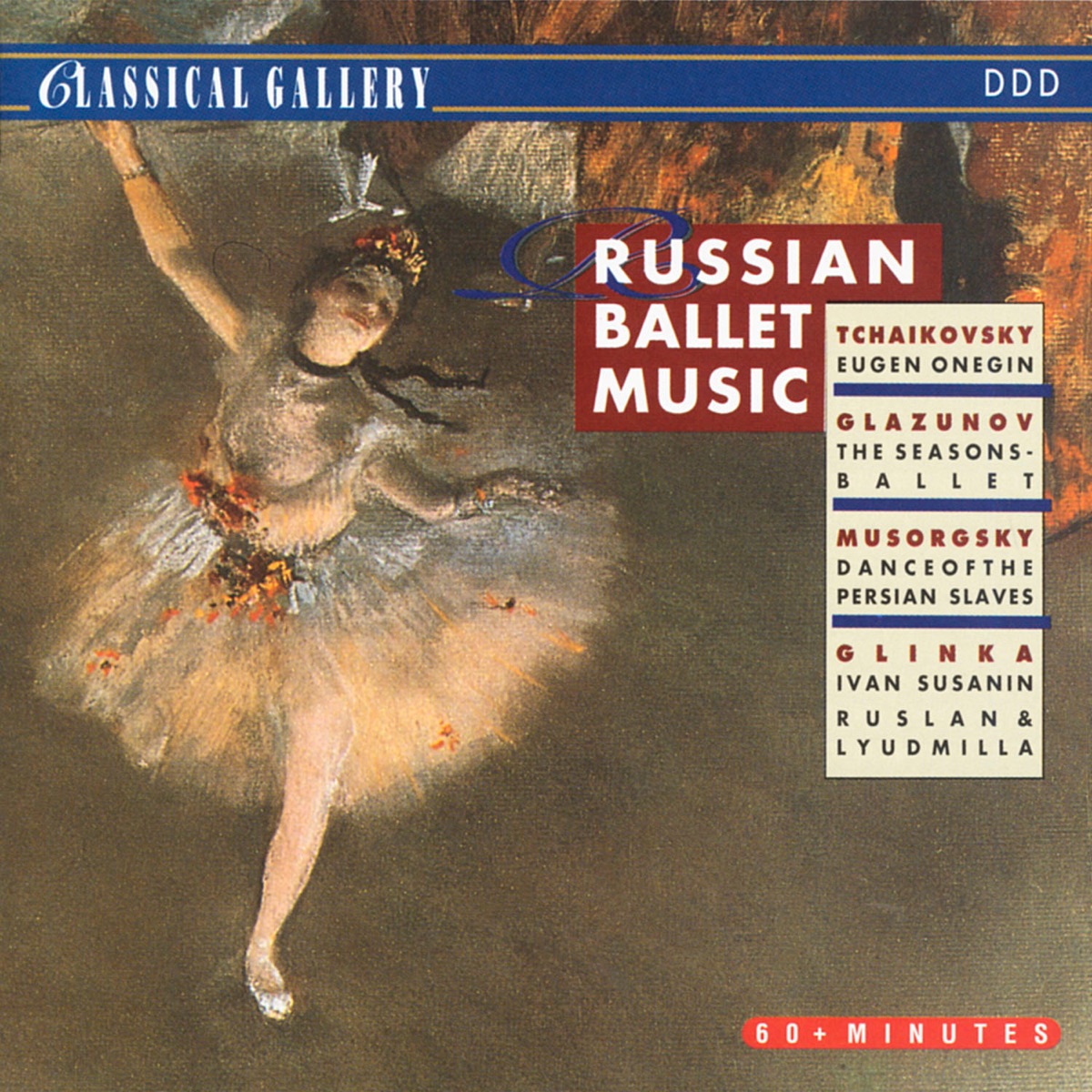 Tchaikovsky - Glazunov - Mussorgsky - Glinka: Russian Ballet Music by Radio Symphony Orchestra Bratislava, Kosice Philharmonic Orchestra, Orchestra of the Sofia Opera, Sofia Symphony Orchestra, Pavol Bagin, Christian Ehwald, Ivan Marinov & Ondrej Lenárd album cover