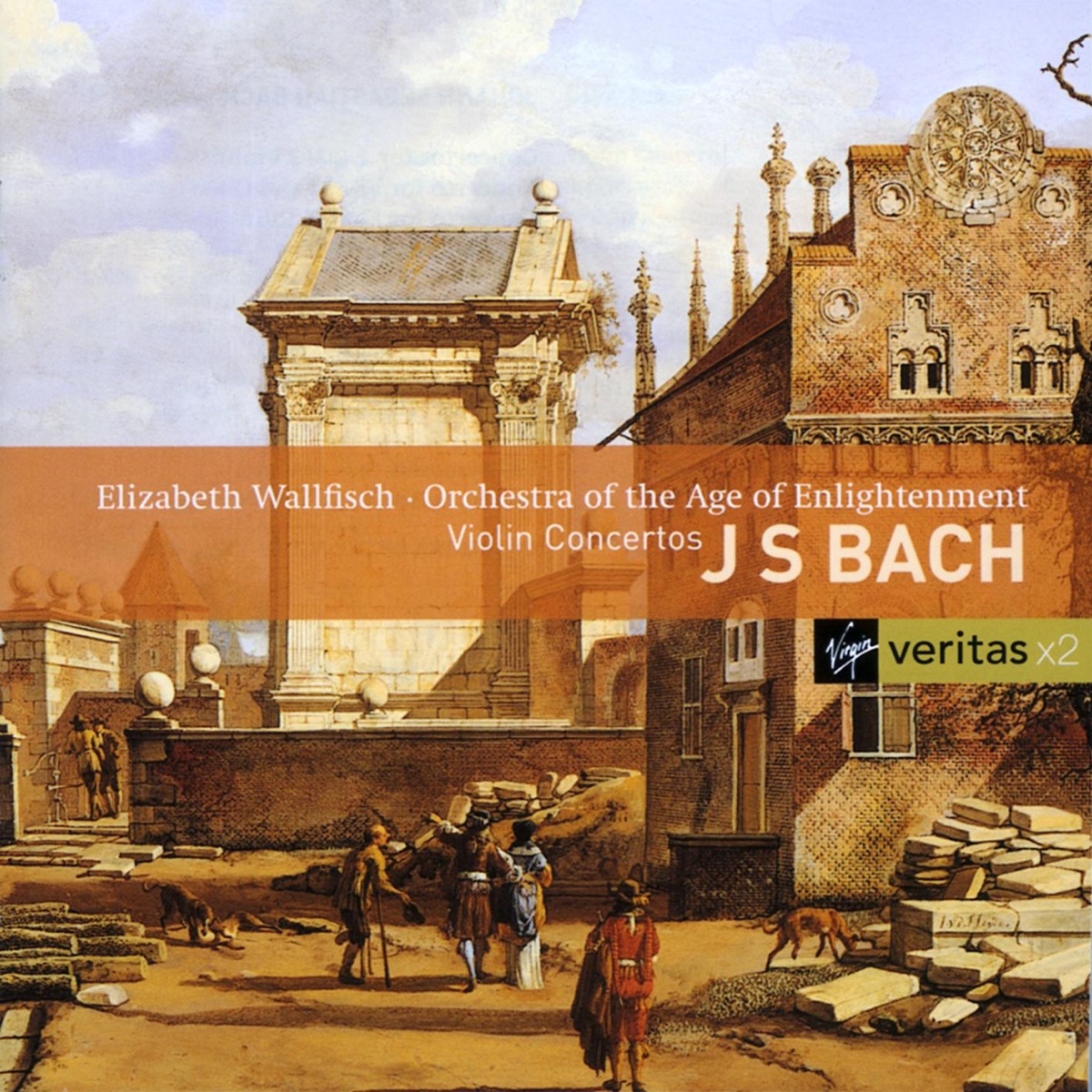 Bach: Violin Concertos by Elizabeth Wallfisch & Orchestra of the Age of Enlightenment album cover