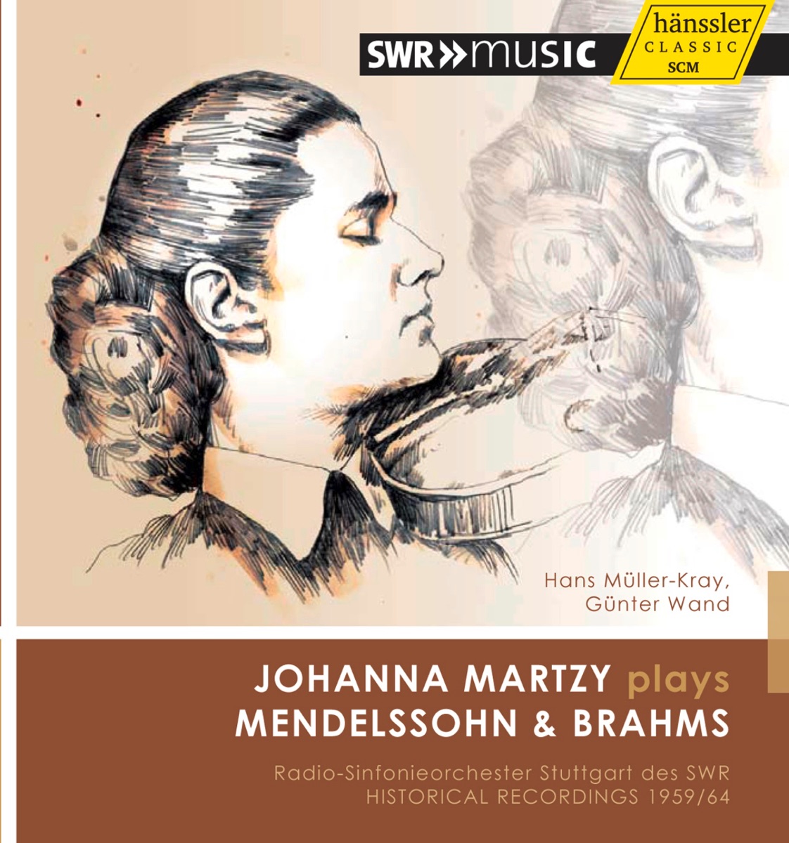 Johanna Martzy Plays Mendelssohn & Brahms by Johanna Martzy album cover