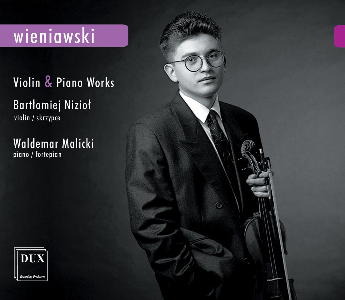 Wieniawski: Violin and Piano Works by Waldemar Malicki & Bartek Niziol album cover