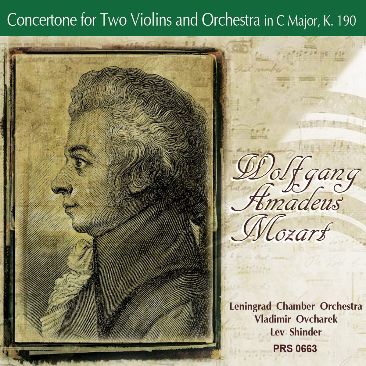 Mozart: Concertone for Two Violins and Orchestra in C Major, K. 190 - EP by Leningrad Chamber Orchestra album cover