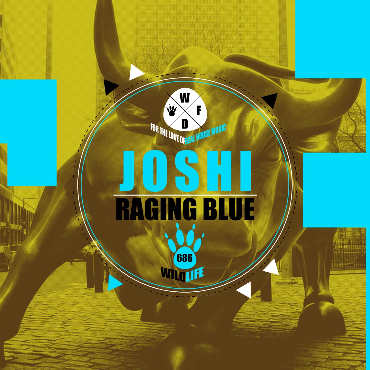 Raging Blue - Single by Joshi album cover