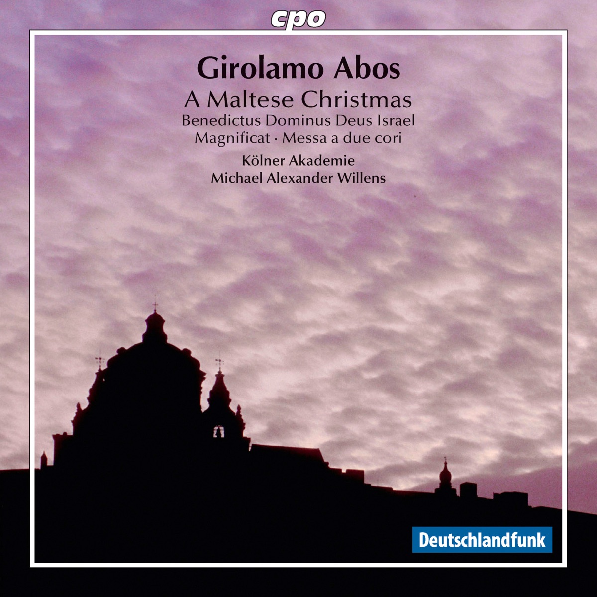 Abos: A Maltese Christmas by Orchester der Kölner Akademie & Michael Alexander Willens album cover