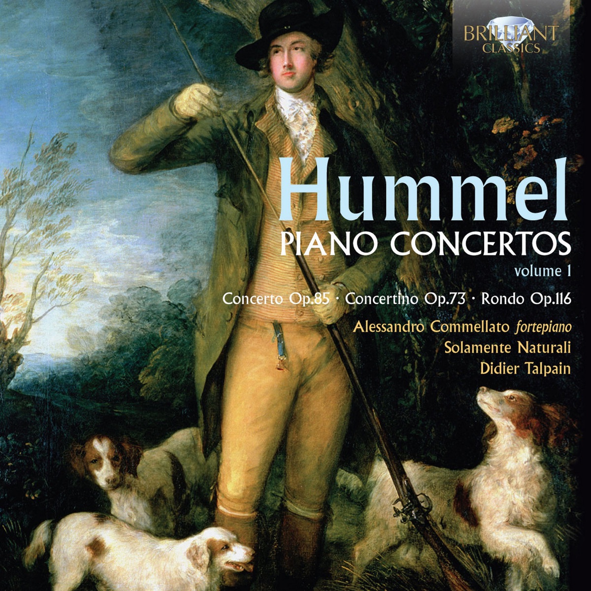 Hummel: Piano Concertos, Vol. 1 by Solamenti Naturali & Didier Talpain album cover