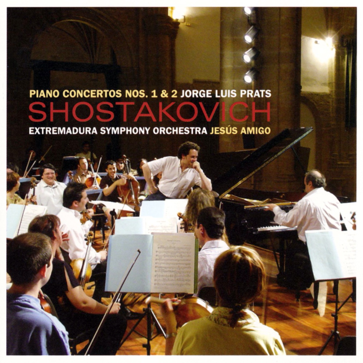 Piano Concerto Nos. 1 & 2 by Extremadura Symphony Orchestra, Jesús Amigo, Jorge Luis Prats & Sergio Novella album cover