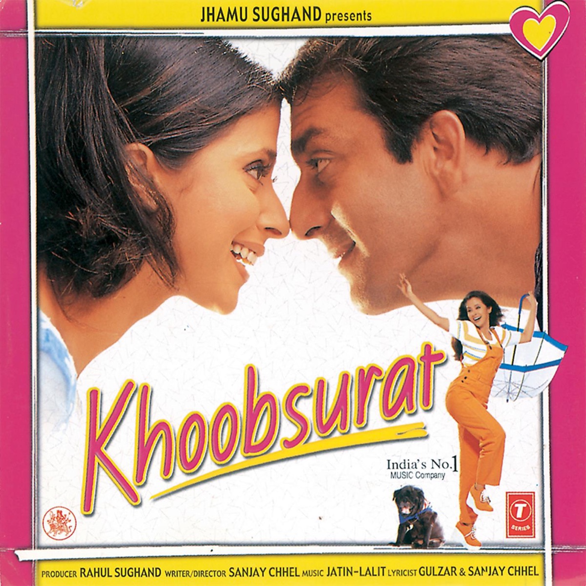 Khoobsurat (Original Motion Picture Soundtrack) by Jatin-Lalit album cover