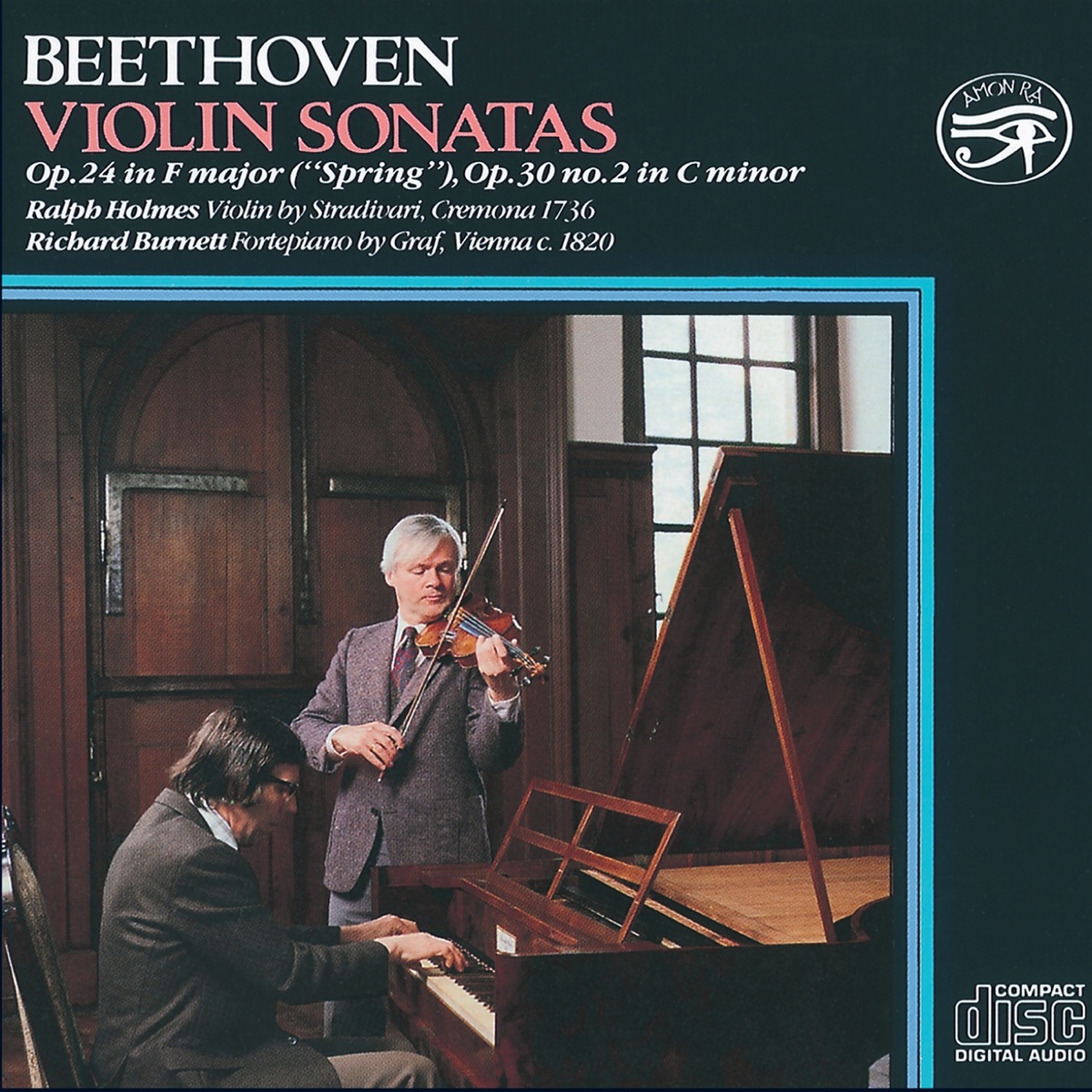 Beethoven: Violin Sonatas on Original Instruments by Ralph Holmes & Richard Burnett album cover