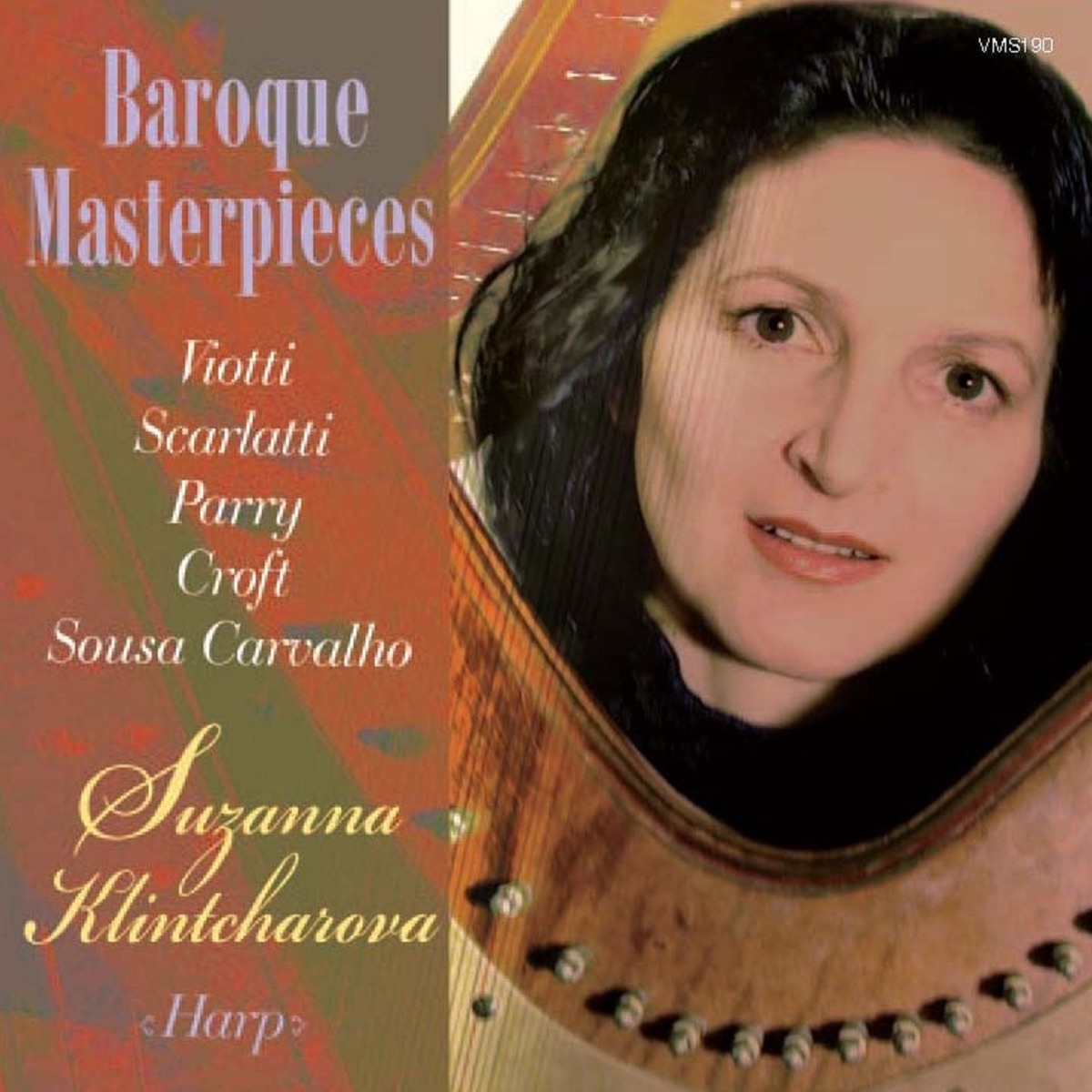 Baroque Masterpieces for Harp by Suzanna Klintcharova album cover