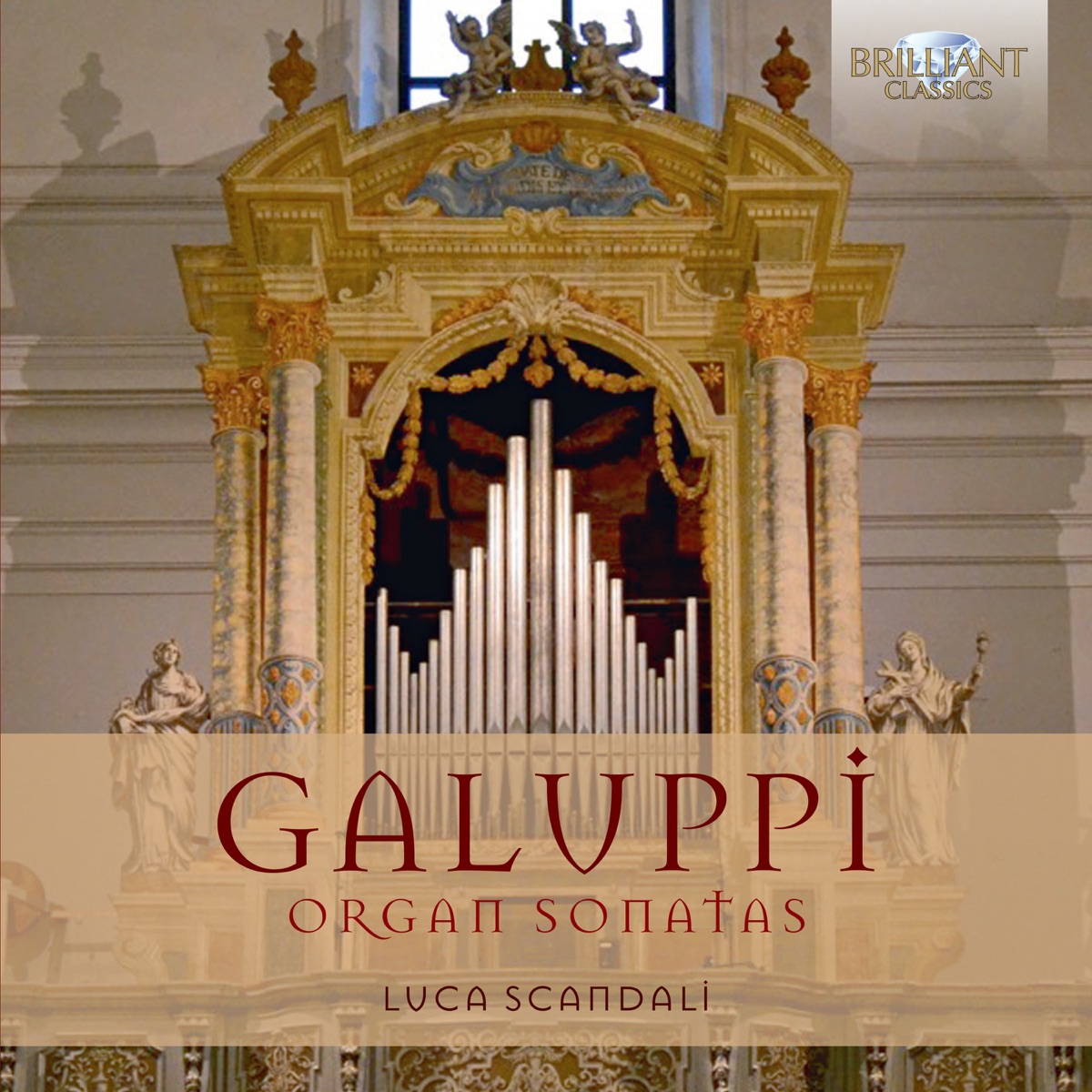 Galuppi: Organ Sonatas by Luca Scandali album cover