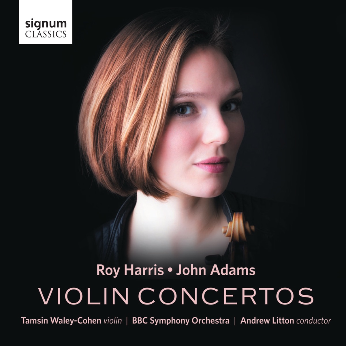 Roy Harris & John Adams: Violin Concertos by Tamsin Waley-Cohen, BBC Symphony Orchestra & Andrew Litton album cover