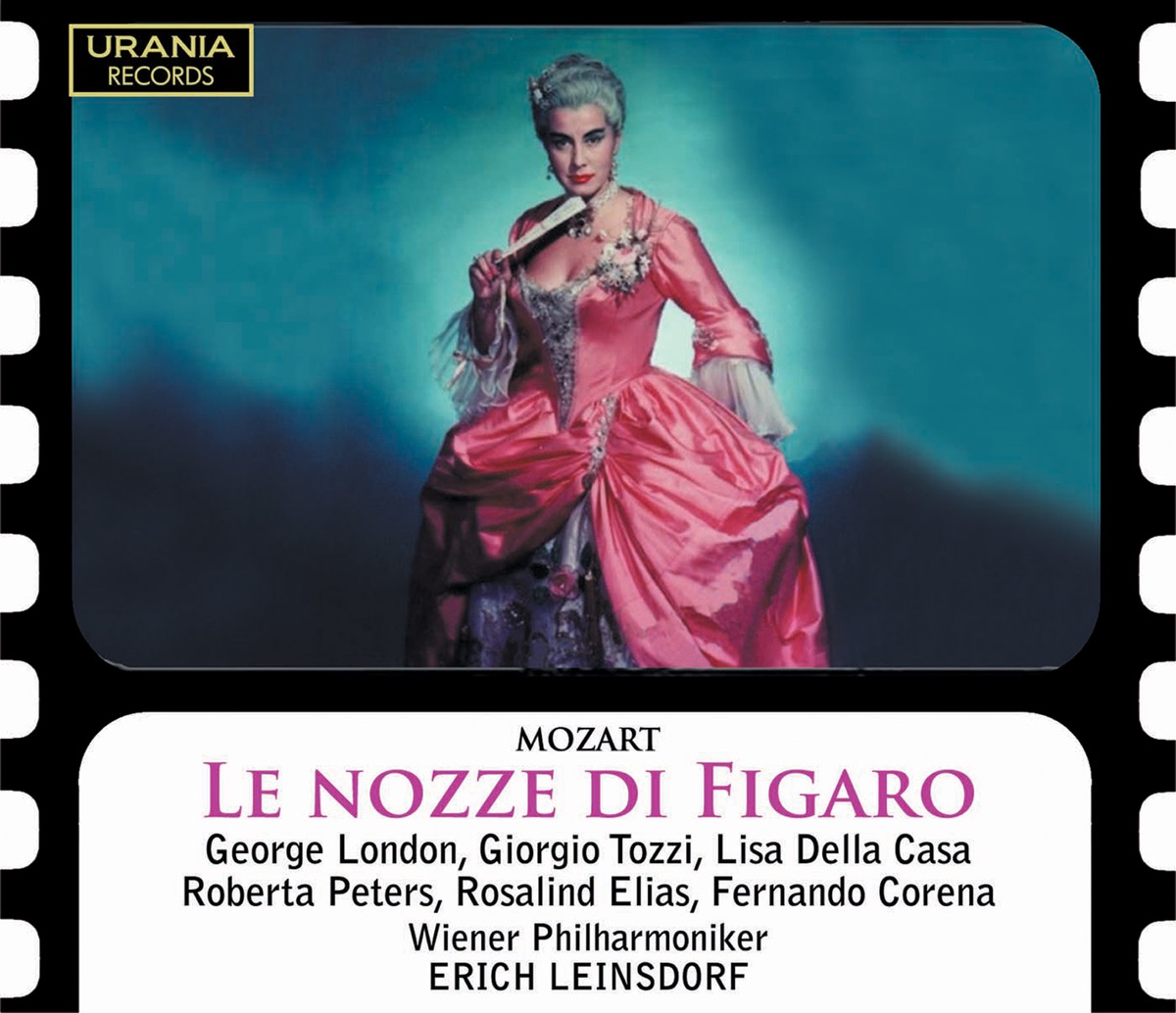 Mozart: Le nozze di Figaro, K. 492 by Lisa Della Casa, George London, Roberta Peters, Giorgio Tozzi, Erich Leinsdorf & Vienna Philharmonic album cover