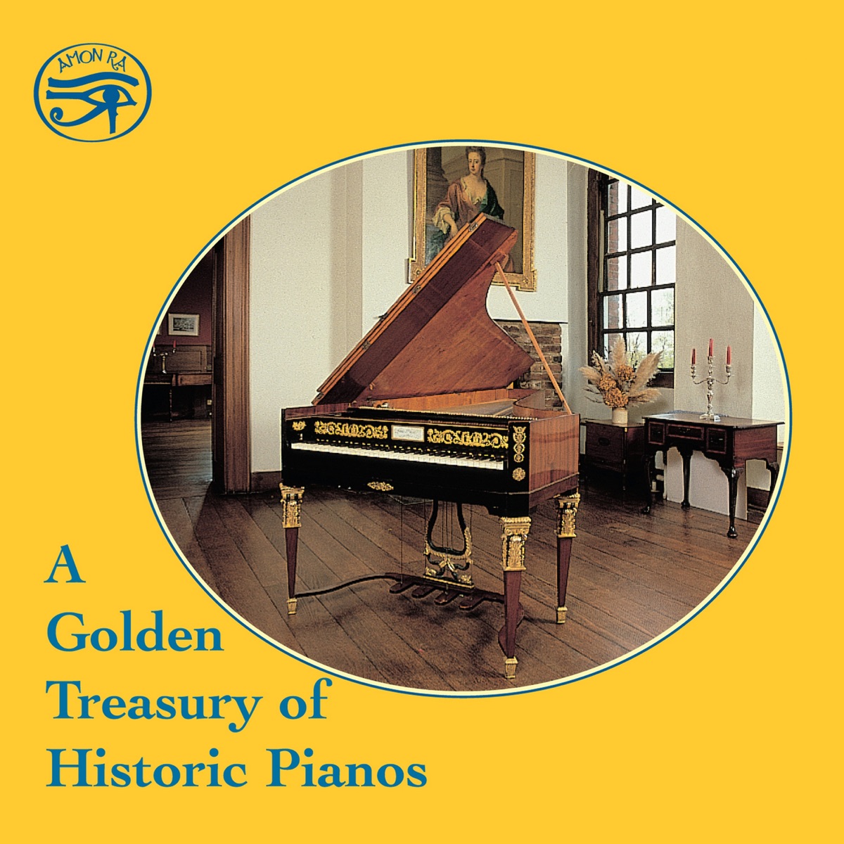 A Golden Treasury of Historic Pianos by Richard Burnett, Alan Hacker, Stephen Preston, Salomon Quartet & Canterbury Clerkes album cover