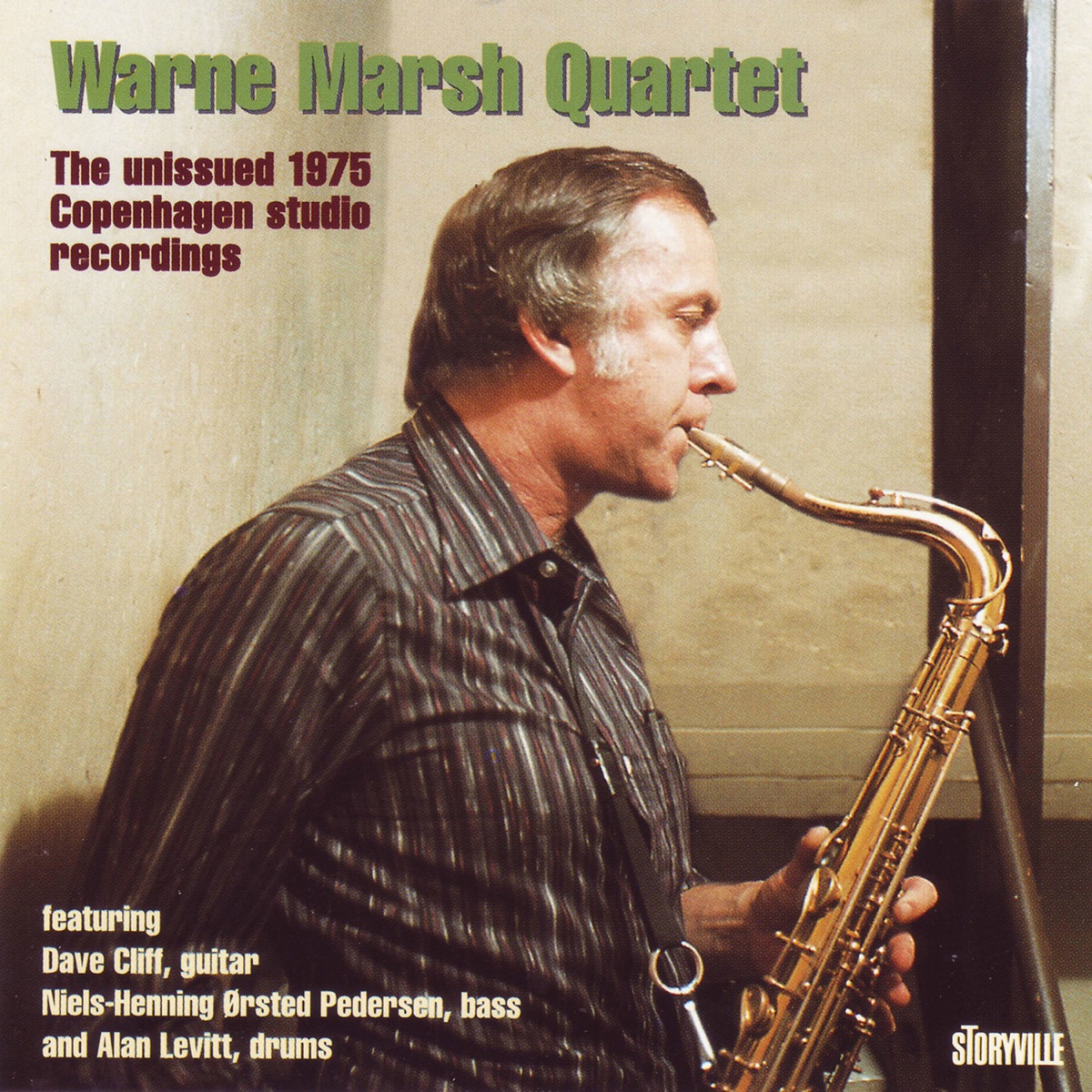 The Unissued Copenhagen Studio Session by Warne Marsh album cover