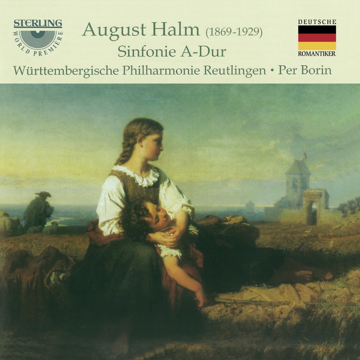 Halm: Symphony in A Major by Per Borin & Württembergische Philharmonie Reutlingen album cover