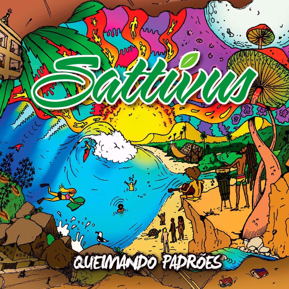 Queimando Padrões by Sattivus album cover