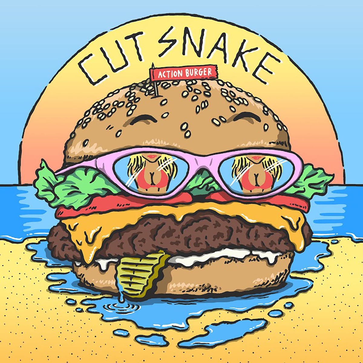 Action Burger - Single by Cut Snake album cover