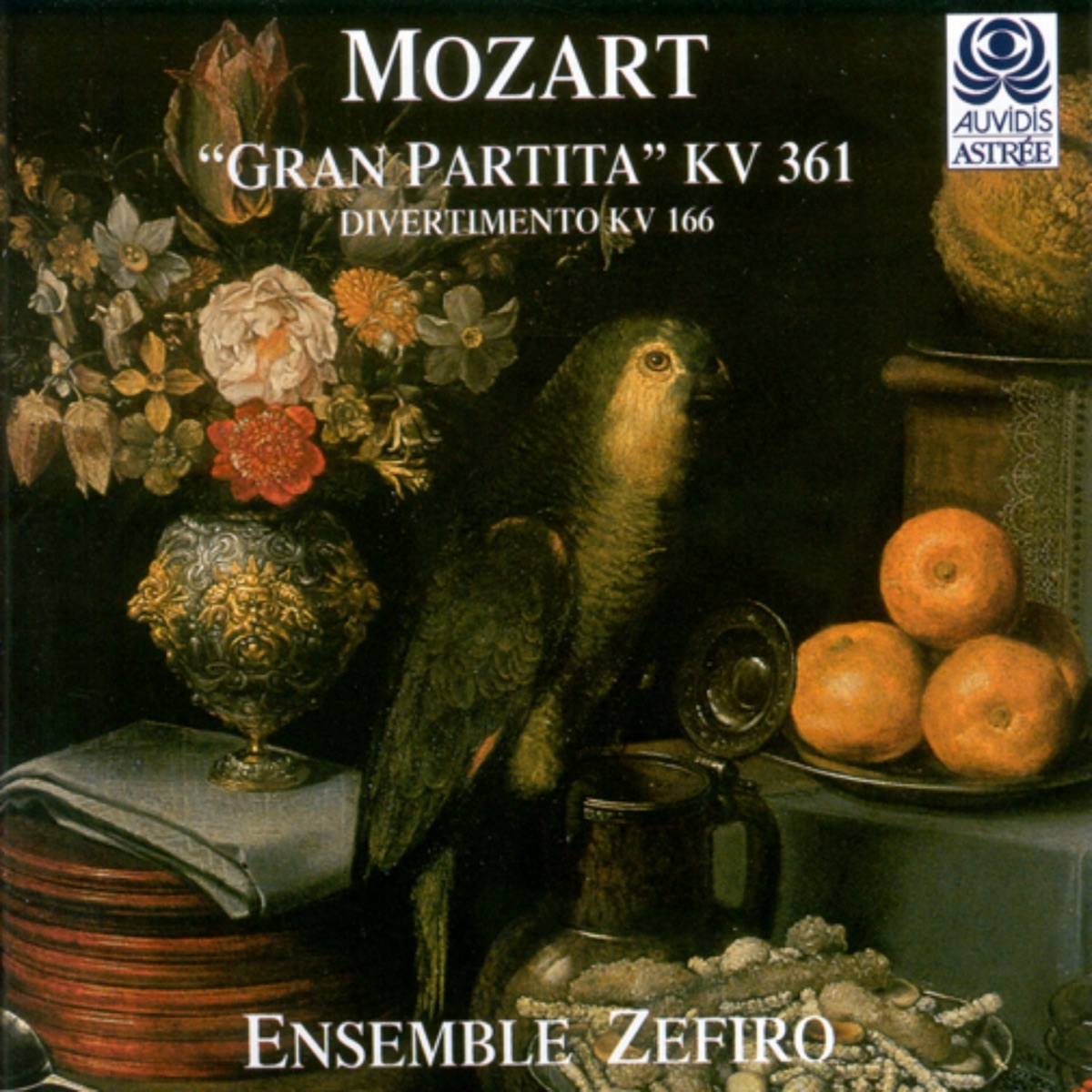 Mozart: Gran Partita Serenade, K. 361 - Divertimento No. 3, K. 166 by Ensemble Zefiro album cover