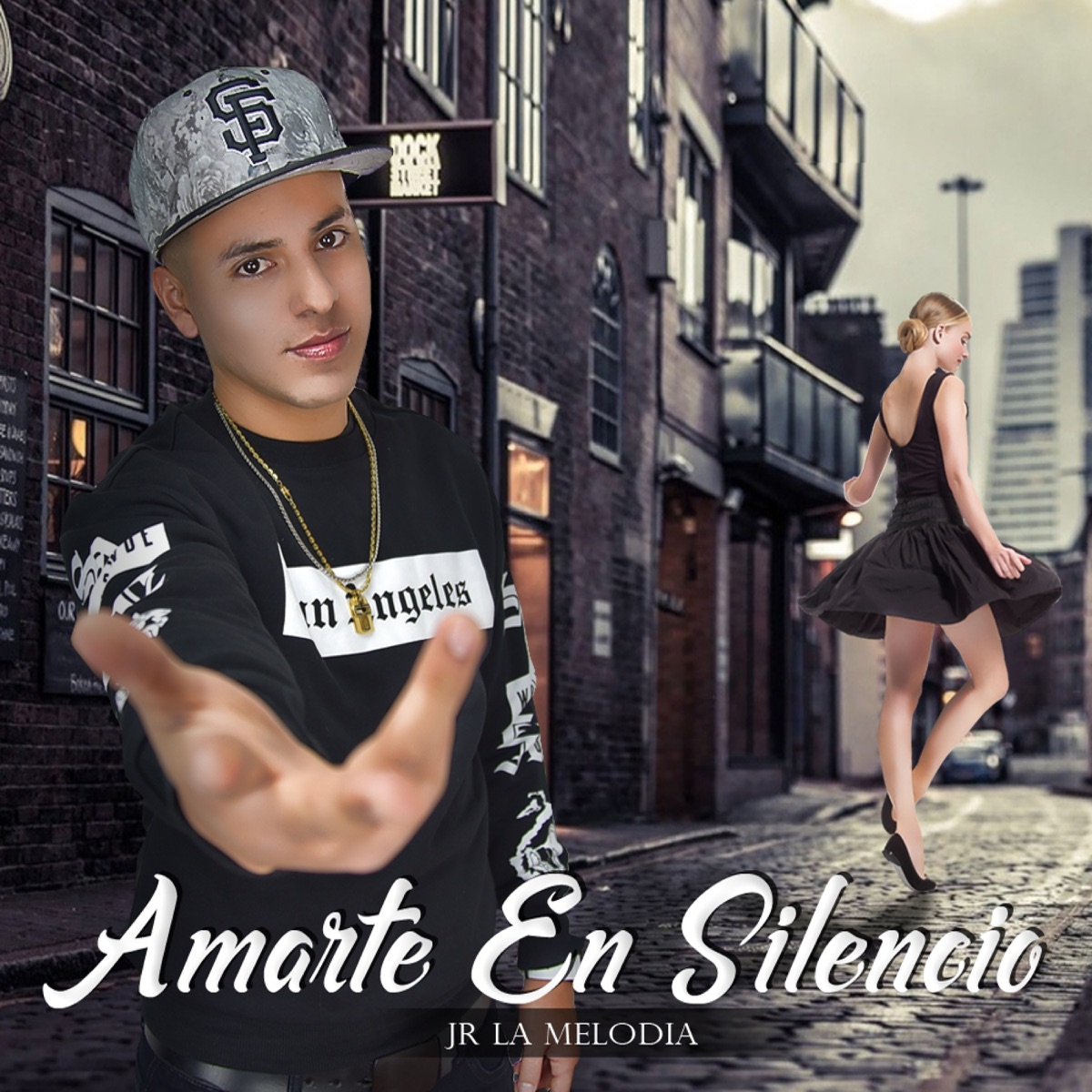 Amarte en Silencio - Single by JR la Melodia album cover