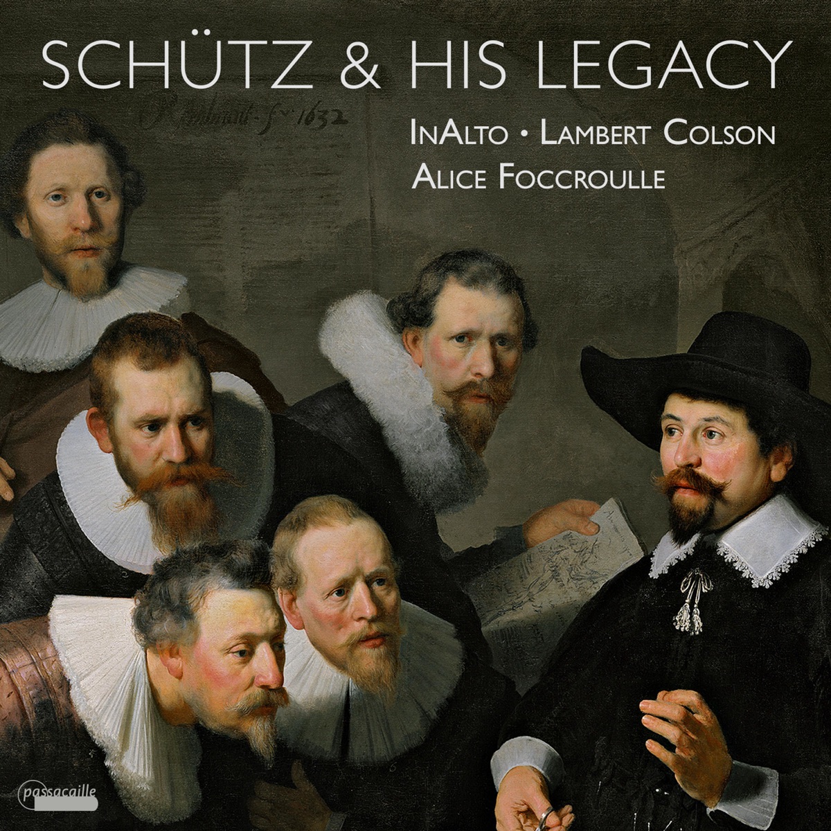 Schütz and his Legacy by Lambert Colson, InAlto & Alice Foccroulle album cover