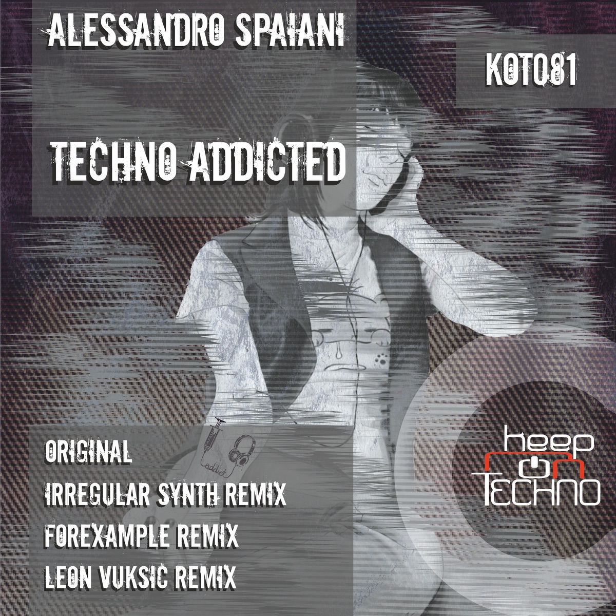 Techno Addicted - EP by Alessandro Spaiani album cover