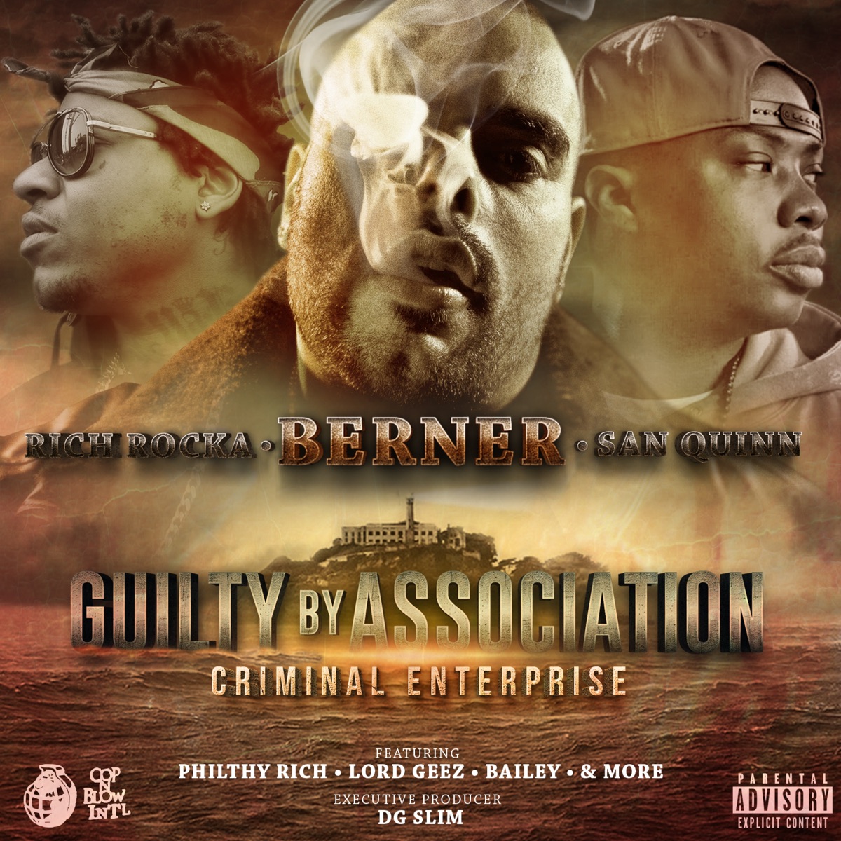 Guilty by Association 2: Criminal Enterprise by Berner, Rich Rocka & San Quinn album cover