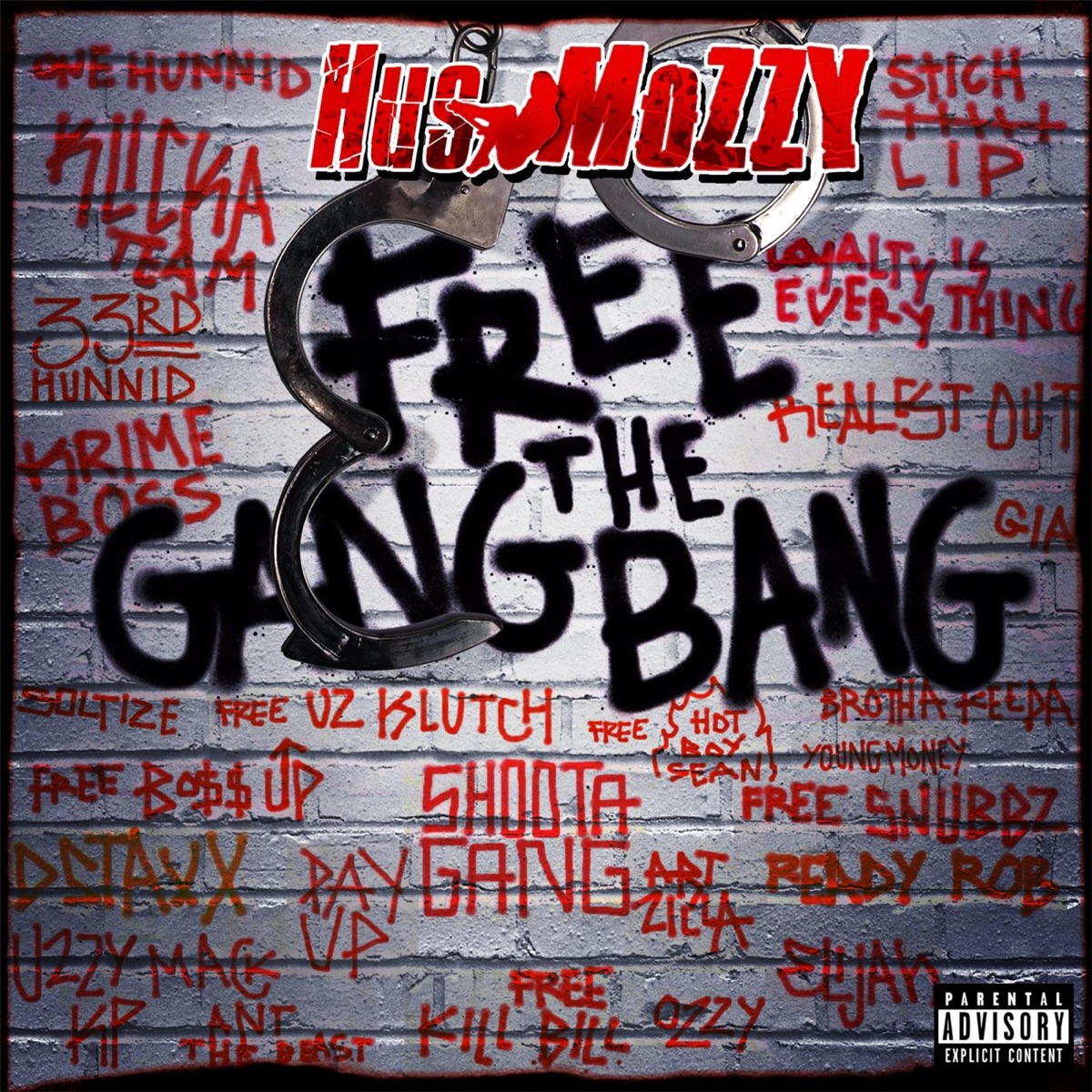Free the Gang Bang by Hus Mozzy album cover