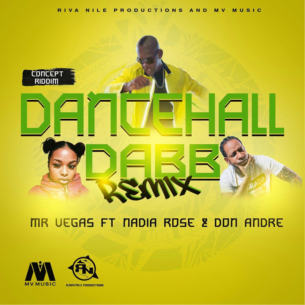 Dancehall Dab Remix (feat. Nadia Rose & Don Andre) - Single by Mr. Vegas album cover