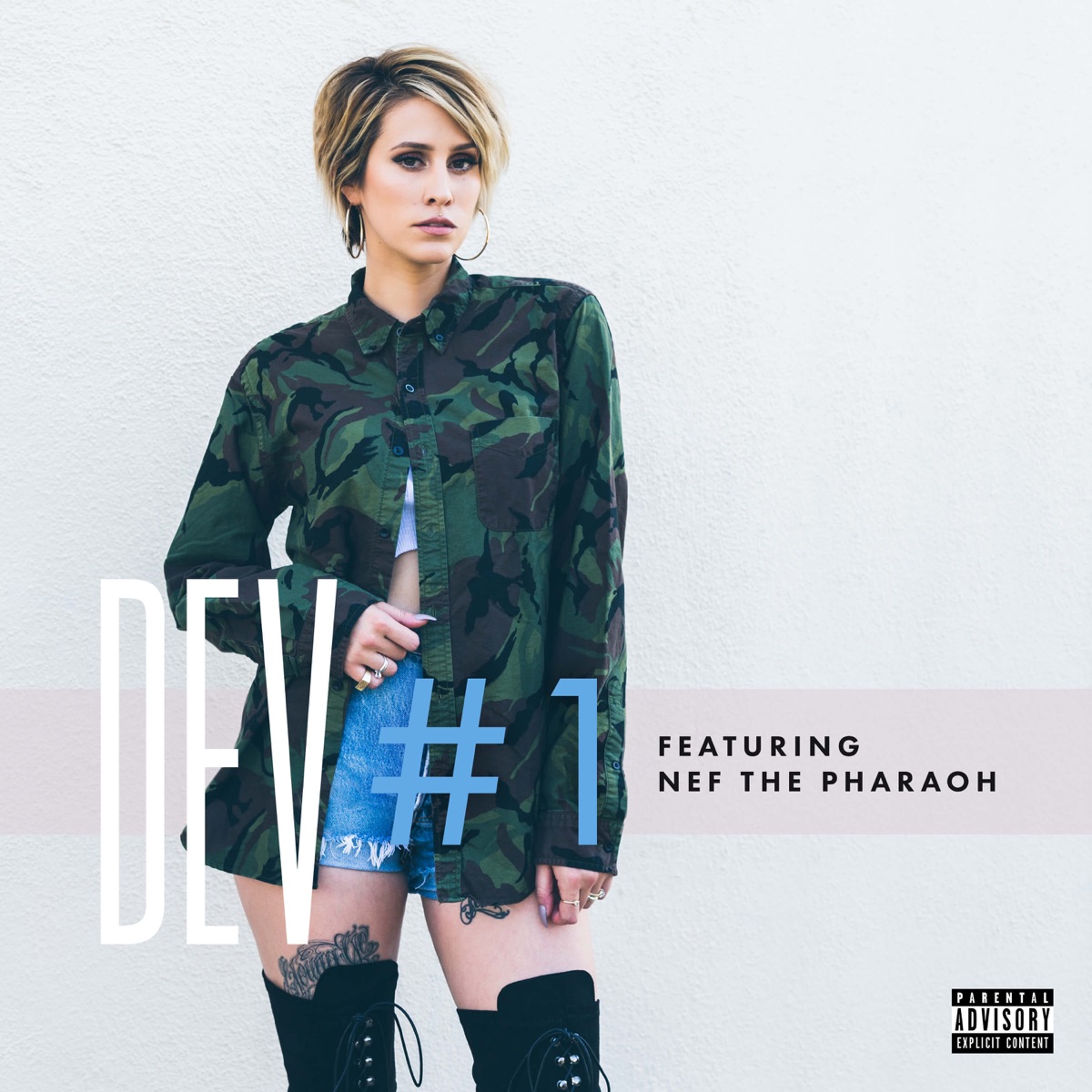 #1 (feat. Nef The Pharaoh) - Single by DEV album cover