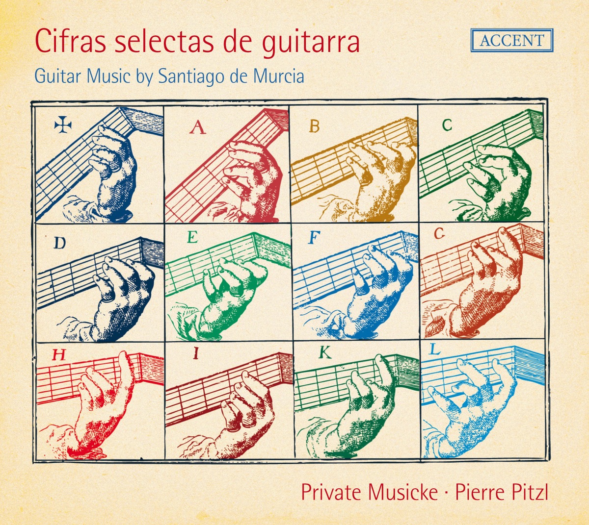 Cifras selectas de guitarra: Guitar Muic by Santiago de Murcia by Private Musicke & Pierre Pitzl album cover