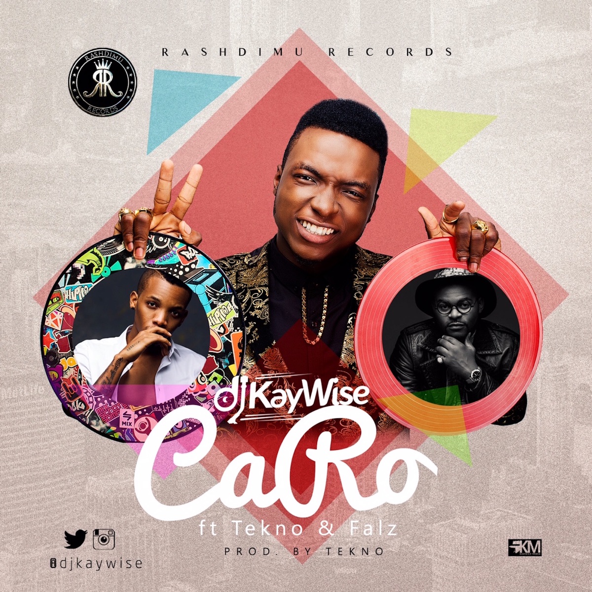 Caro (feat. Tekno & Falz) - Single by DJ Kaywise album cover