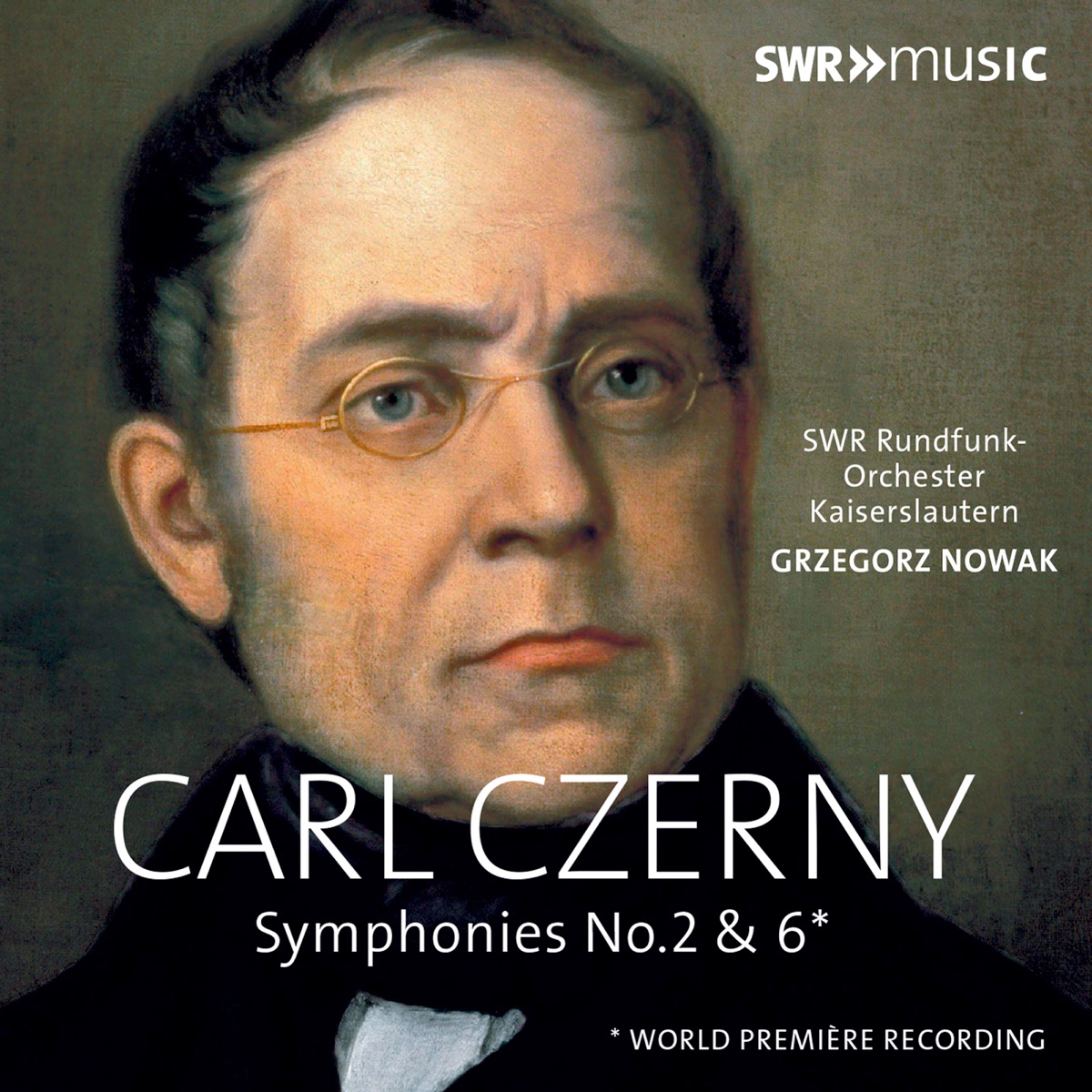 Czerny: Symphonies Nos. 2 & 6 by Grzegorz Nowak & SWR Rundfunkorchester Kaiserslautern album cover