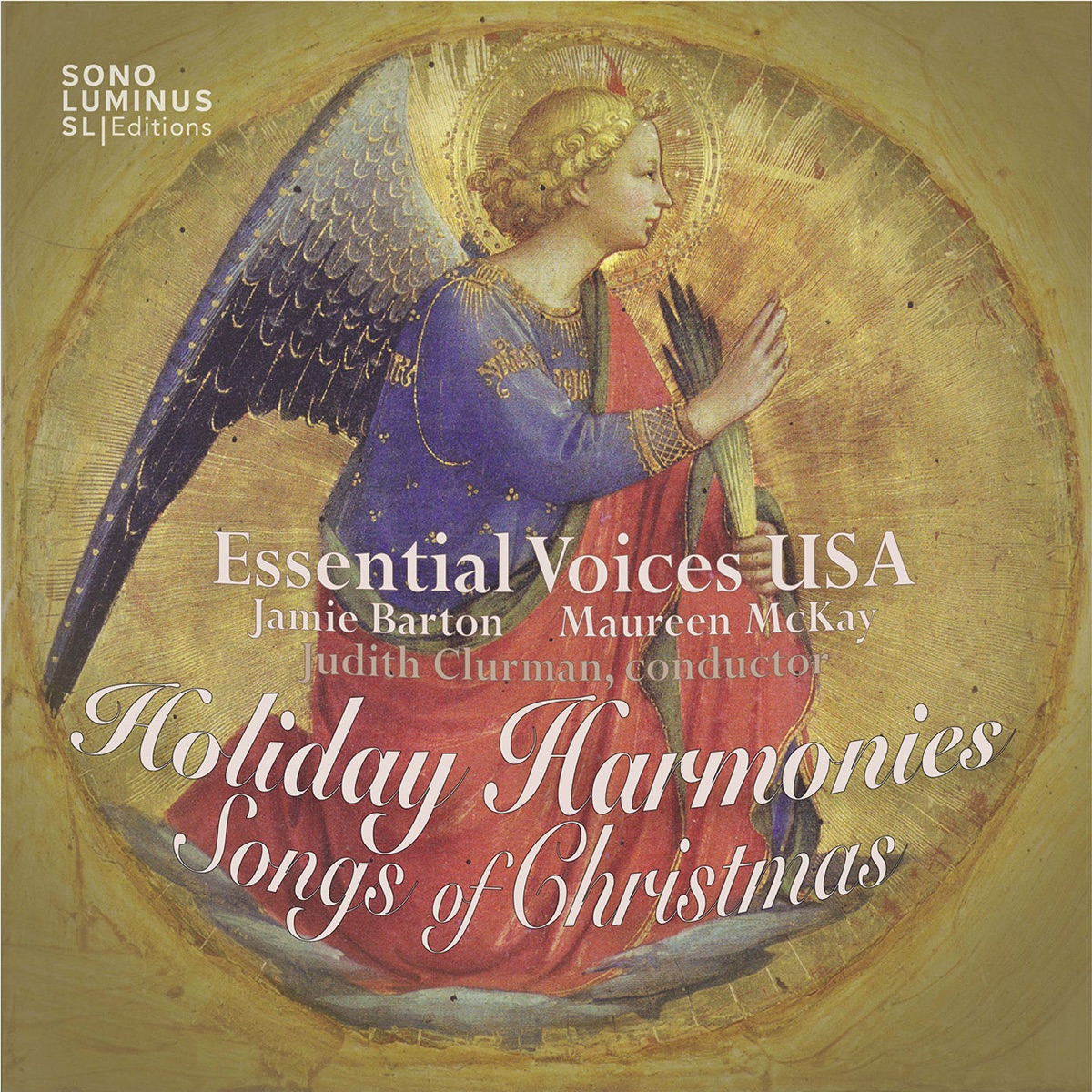 Holiday Harmonies: Songs of Christmas by Essential Voices USA & Judith Clurman album cover