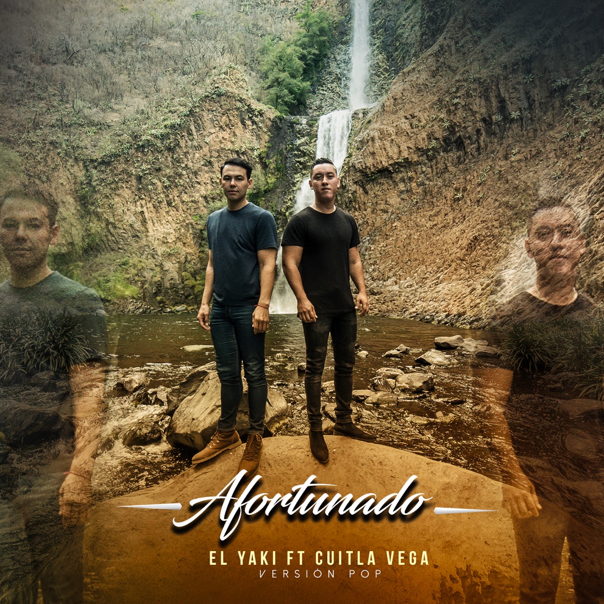 Afortunado (Versión Pop) [feat. Cuitla Vega] - Single by Luis Alfonso Partida El Yaki album cover