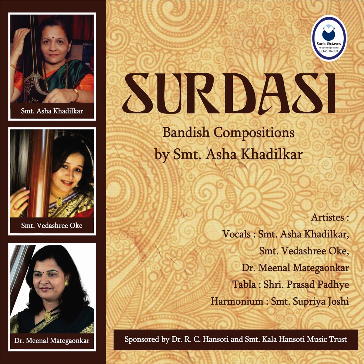 Surdasi by Asha Khadilkar, Vedashree Oke & Dr. Meenal Mategaonkar album cover