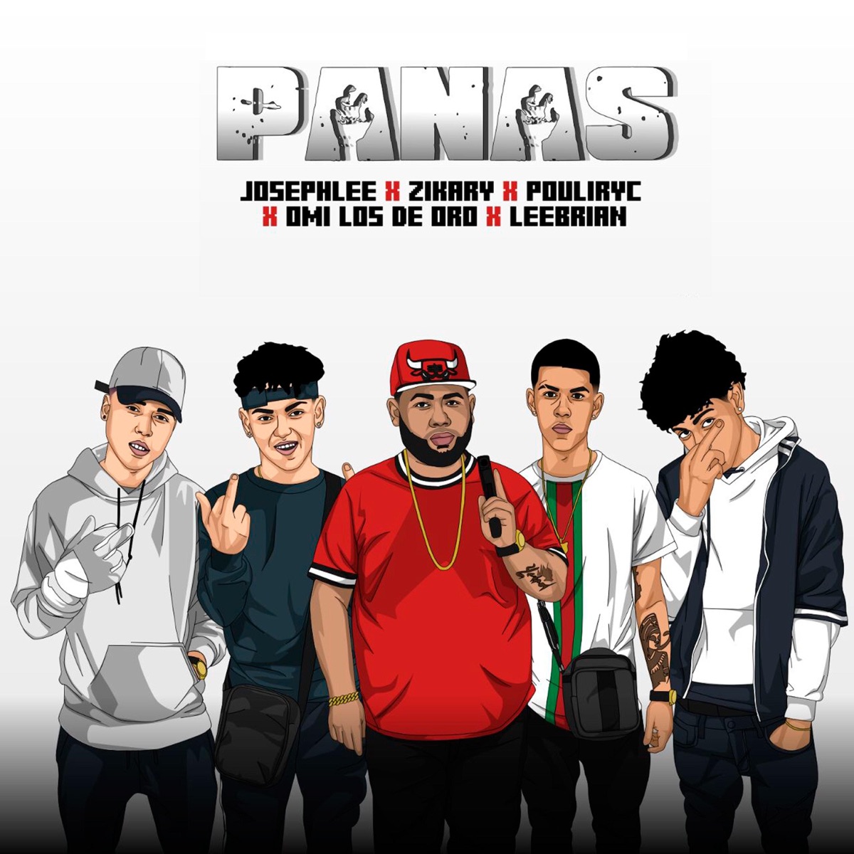 Panas - Single by Zikary, Josephlee, Omy los de Oro, Pouliryc & Leebrian album cover
