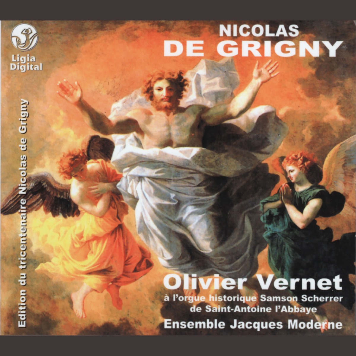Grigny: Premier livre d'orgue (Messe et hymnes) by Olivier Vernet & Ensemble Jacques Moderne album cover