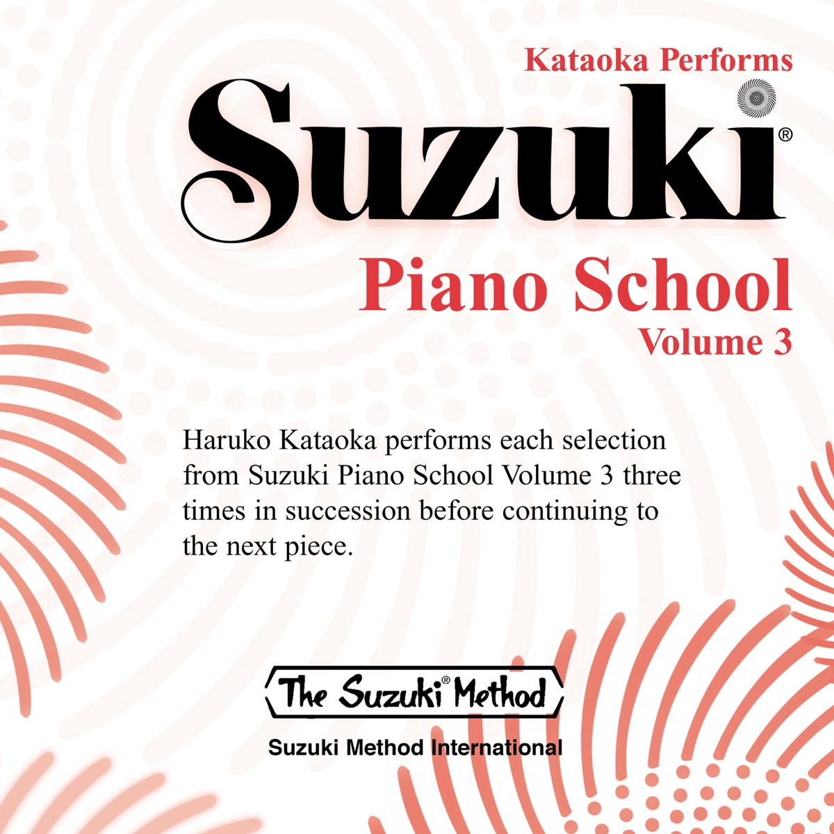 Suzuki Piano School, Vol. 3 by Haruko Kataoka album cover