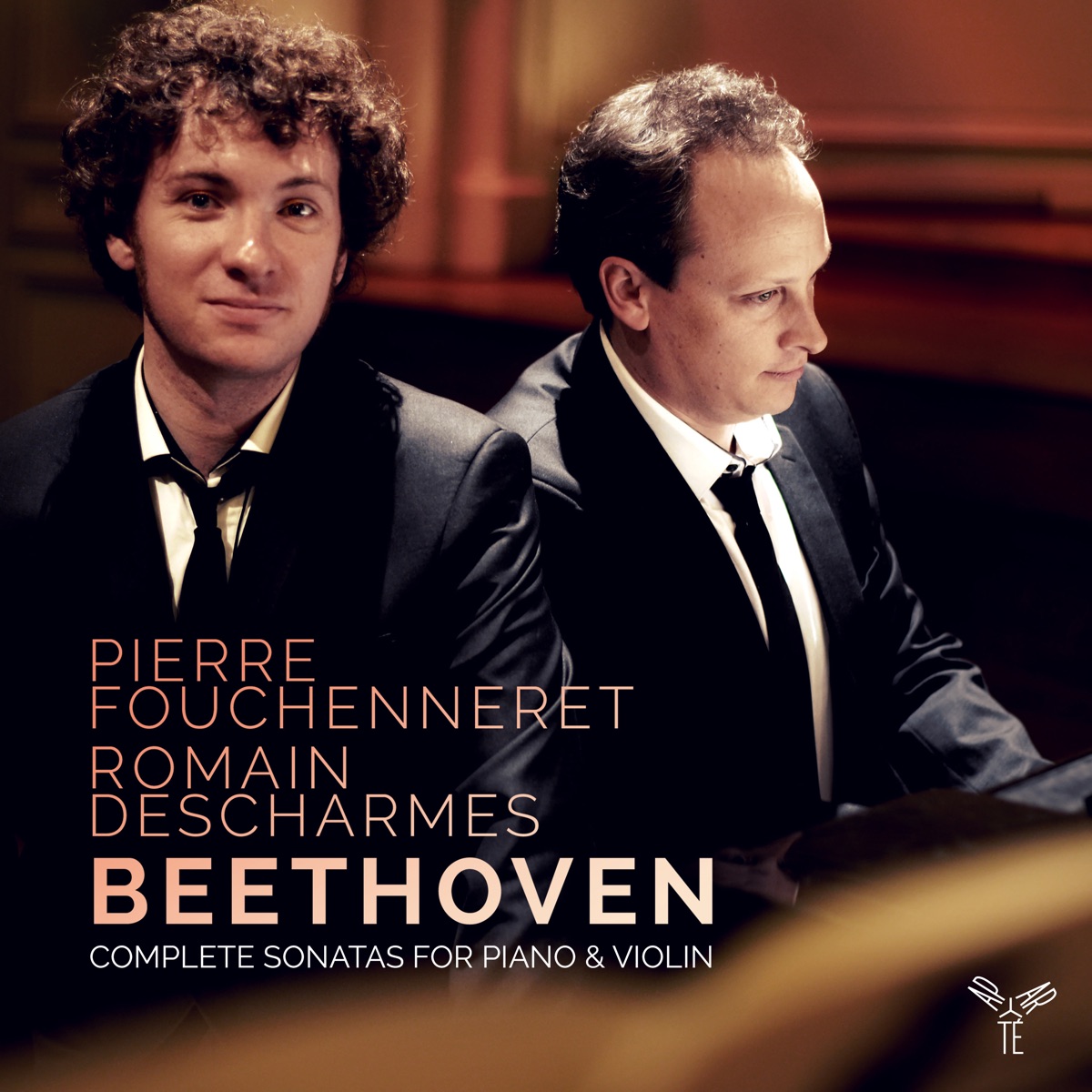 Beethoven: Complete Sonatas for Piano & Violin by Pierre Fouchenneret & Romain Descharmes album cover