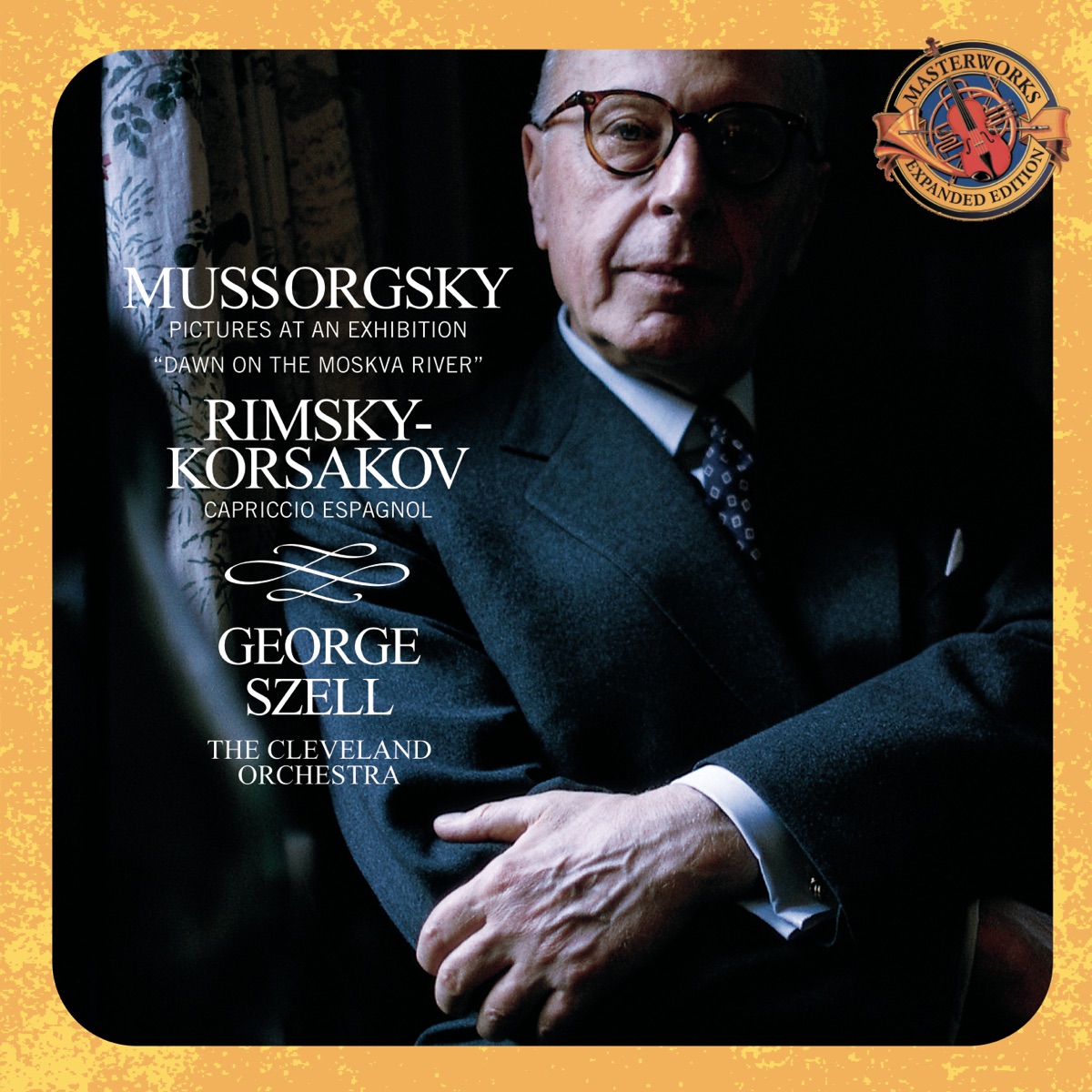 Mussorgsky: Pictures at an Exhibition - Rimsky-Korsakov: Capriccio Espagnol (Expanded Edition) by George Szell & The Cleveland Orchestra album cover