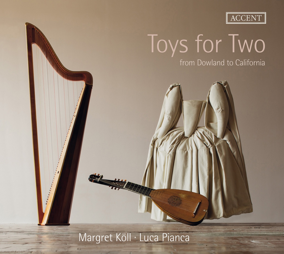 Toys for Two: From Dowland to California by Luca Pianca & Margret Köll album cover