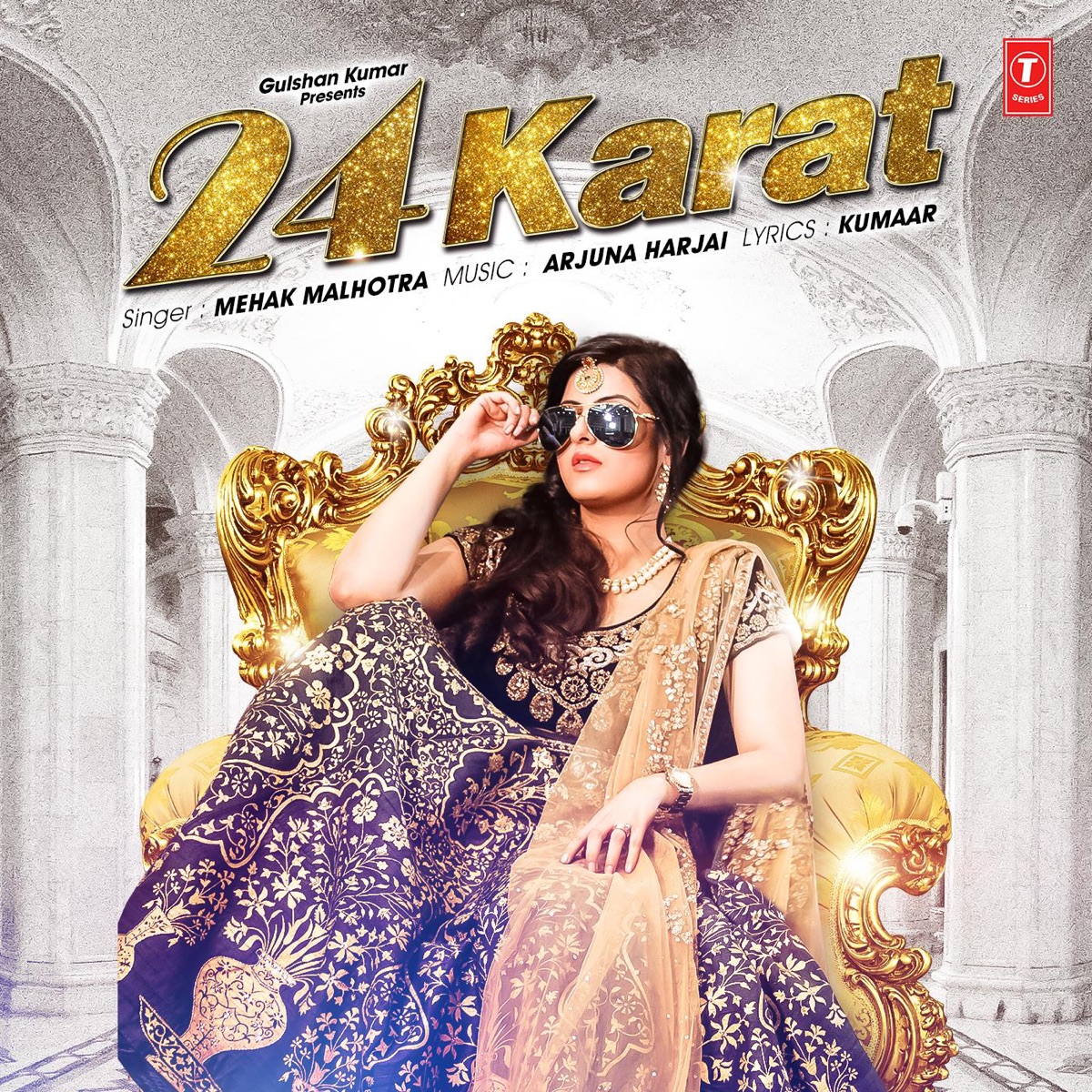 24 Karat - Single by Mehak Malhotra & Arjuna Harjai album cover