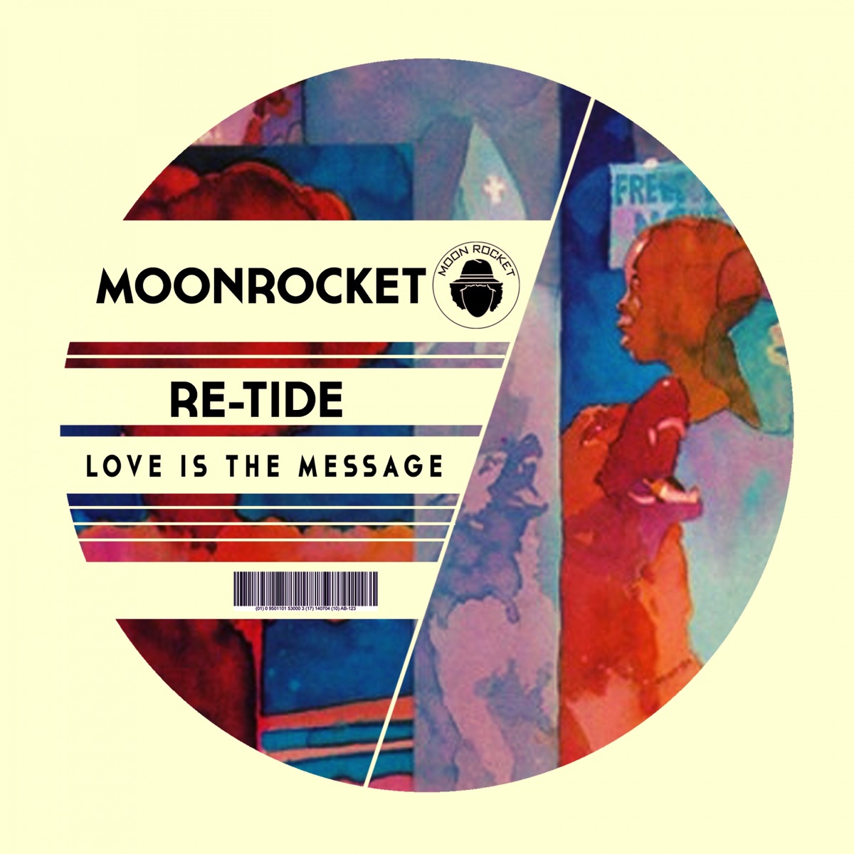Love Is the Message - Single by Moon Rocket & Re-Tide album cover